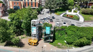 İzmit Tren Garı asansör çalışmaları devam ediyor