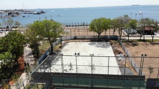 Kadıköy Kalamış Parkını betona boğdular: Halk isyan etti