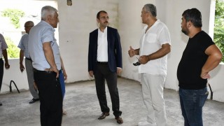 Kadirli Kaymakamı Dolu, Kız Öğrenci Yurdu İnşaatında İncelemelerde Bulundu