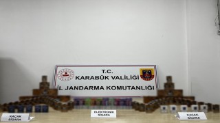 Karabükte kaçak sigara operasyonu
