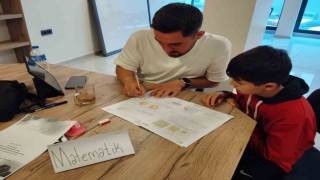 Karacasuda öğrencilere etüt desteği