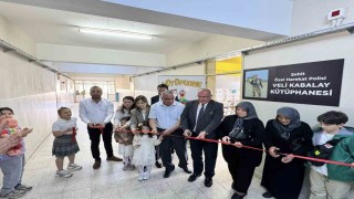 Karacasuda Şehit Veli Kabalay Kütüphanesi açıldı