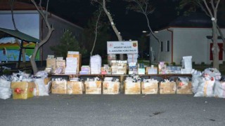 Kargo tırında binlerce kaçan ürün ele geçirildi