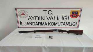 Karpuzluda ruhsatsız tüfek ele geçirildi