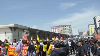 Karsta 1 Mayıs kutlamalarında arbede yaşandı