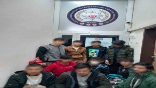 Karsta düzensiz göçmenlere yönelik uygulama yapıldı