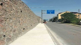 Kartepe İstasyon Mahallesinde yaya kaldırımı tamamlandı