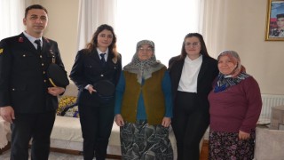Kaymakam Özdemirden şehit annelerine anlamlı ziyaret