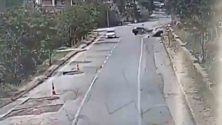 Kayseride 2 kişinin öldüğü feci kaza kamerada