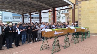 Kazada ölen 2 kardeş toprağa verildi