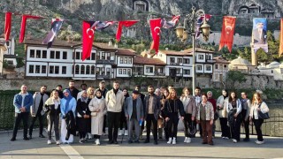 KBÜ Mimarlık öğrencileri Tokat ve Amasyada yapıları yerinde inceledi