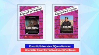 KBÜ öğrencilerinden SineKültür Kısa Film Festivalinde çifte başarı