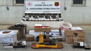 Kendi sardıkları tütünleri piyasaya süren 2 kişi yakalandı