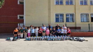 Keşanda ilkokul öğrencileri 1 ton 109 kilogram atık pil topladı