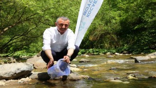Kirazdereye 8 bin alabalık bırakıldı