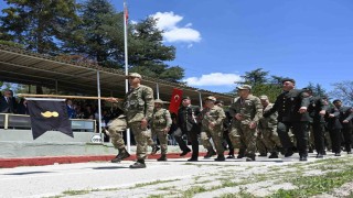 Kırıkkalede engelliler bir günlük askerlik sevinci yaşadı