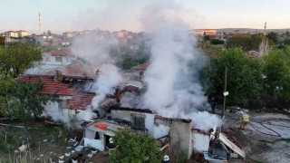 Kırıkkalede müstakil evde yangın