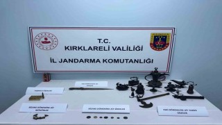 Kırklareli ve Tekirdağda eş zamanlı kaçak kazı operasyonu