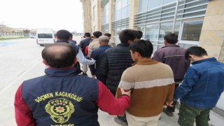 Kırşehirde 18 düzensiz göçmen yakalandı