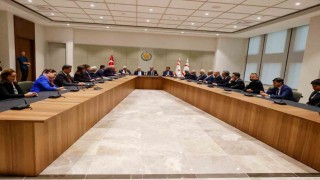 KKTC Cumhurbaşkanı Tatar, TDT Aksakallar Konseyi Başkanı Yıldırım ile görüştü