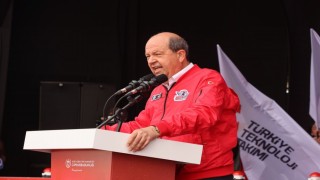 KKTC Cumhurbaşkanı Tatar: Türkiyenin gücüyle, milli savunma sanayisinin başarılarıyla buradaki milli egemenliğimizi bir kez daha hep birlikte haykırabiliyoruz