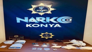Konya Emniyetinden 1 haftada 38 narkotik operasyonu: 37 tutuklama