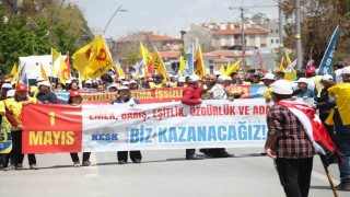 Konyada 1 Mayıs kutlamaları