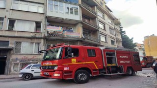 Konyada boş apartmanda yangın paniği