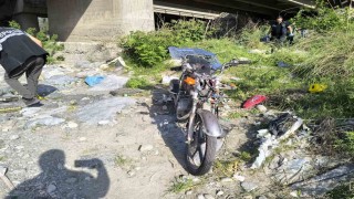 Köprüden uçan motosikletin 18 yaşındaki sürücüsü öldü