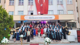 Köşk MTALde mezuniyet coşkusu