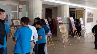 Kozluk Kız Anadolu İmam Hatip Lisesinde sanat ve farkındalık sergisi