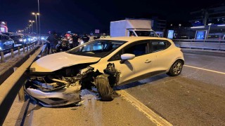 Küçükçekmece E-5te alkollü sürücü zincirleme kazaya neden oldu