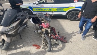 Kulada otomobil ile motosiklet çarpıştı: 1 yaralı