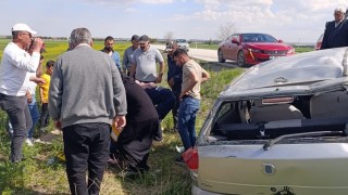 Kuluda otomobil takla attı: 1 yaralı
