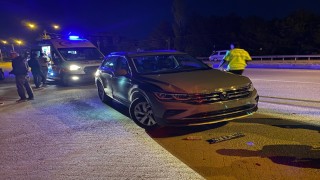 Kuluda otomobiller çarpıştı: 1 yaralı