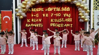Kuran kurslarının yıl sonu kapanış programı yoğun ilgi gördü