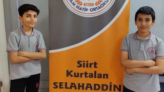 Kurtalanlı öğrenciler bursluluk sınavında Türkiye birincisi oldu