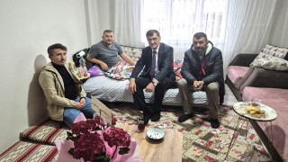 Kütahya Belediye Başkanı Eyüp Kahveciden personeline geçmiş olsun ziyareti