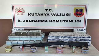 Kütahyada kaçak sigara operasyonu