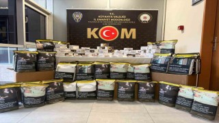 Kütahyada kaçak tütün ve makaron operasyonu