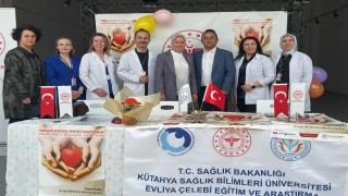 Kütahyada organ bağışı farkındalık standı