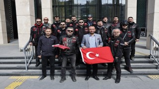 Kütahyadan Anıtkabire şanlı Türk bayrağı yolculuğu