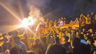 Kütahyanın Tavşanlı ilçesinde şampiyonluk kutlamaları