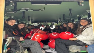 Liseli öğrencilerden Söğüt Jandarma Ulaştırma Eğitim Merkezi Komutanlığına anlamlı ziyaret