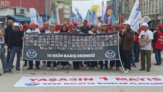 Malatyada 1 Mayıs kutlandı