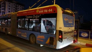 Malatyada trambüs ile kamyonet çarpıştı: 1 yaralı