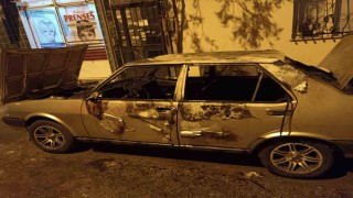 Manisada 13 araca zarar veren şahıs hastaneye yatırıldı