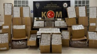 Manisada 292 bin adet makaron ele geçirildi