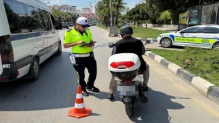 Manisada 91 motosiklet trafikten men edildi