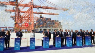 Mersin Limanının genişleme projesinin ilk etabı törenle açıldı